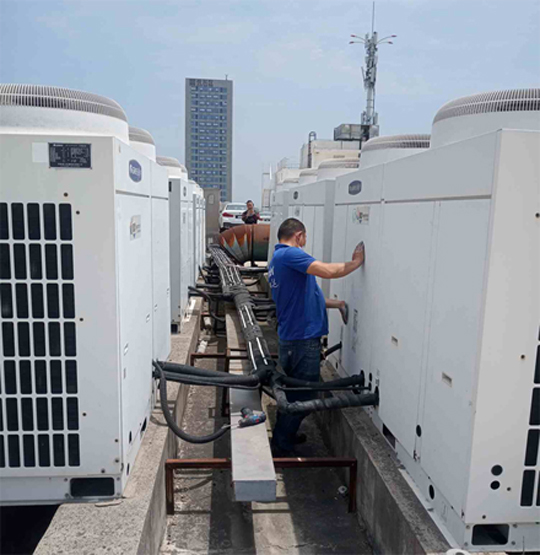 长阳中央空调制热和不制冷系统维修方法